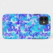 Coques Case-Mate iPhone Papillons, bleu, turquoise, lavande (Dos (Horizontal))