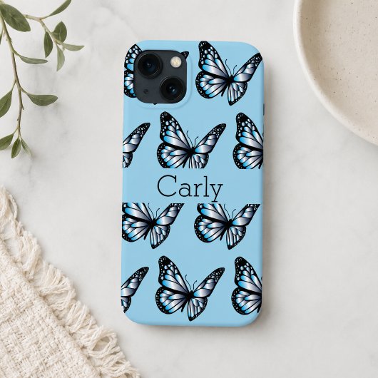 Coques Case-Mate iPhone Papillons bleus