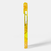 COQUES Case-Mate iPhone PAPILLONS BLEUS VIOLETS ROSES DANS L'OR JAUNE (Verso / Gauche)
