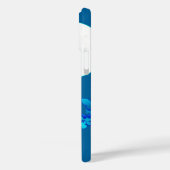 Coques Case-Mate iPhone Papillons contre ciel bleu nuit, paysage lunaire (Verso / Gauche)