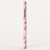 Coques Case-Mate iPhone Papillons d'aquarelle Monogram Blush (Dos/Droite)