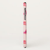 Coques Case-Mate iPhone Papillons d'aquarelle Monogramme (Dos/Gauche)