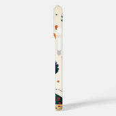 Coques Case-Mate iPhone Papillons d'art populaire avec Turquoise et Terrac (Verso / Gauche)