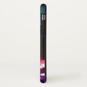 Coques Case-Mate iPhone Papillons de nuit Neon brillants sur arrière - pla (Dos/Gauche)