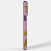 Coques Case-Mate iPhone Papillons dorés Nom personnalisé (Verso / Droite)