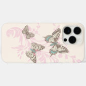 Coques Case-Mate iPhone Papillons épaisse dame peinte à l'encre (Verso (horizontal))