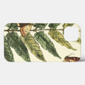 Coques Case-Mate iPhone Papillons et Feuilles avec cadre noir (Verso (horizontal))