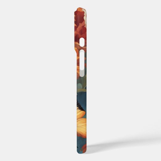 Coques Case-Mate iPhone Papillons et fleurs (Verso / Gauche)