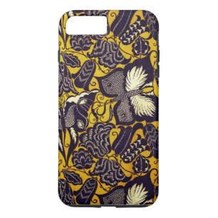 Coque iPhone 8 Plus/7 Plus Papillons et fleurs rétro