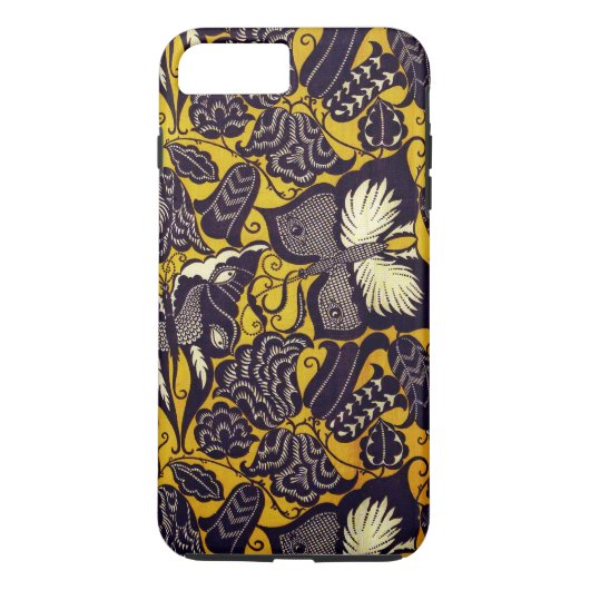 Coques Case-Mate iPhone Papillons et fleurs rétro (Dos)