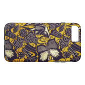 Coques Case-Mate iPhone Papillons et fleurs rétro (Dos (Horizontal))