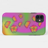 Coques Case-Mate iPhone Papillons & Fleurs (Dos (Horizontal))