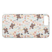 Coques Case-Mate iPhone Papillons Fleurs Et Abeilles (Dos (Horizontal))