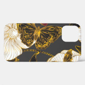 Coques Case-Mate iPhone Papillons & Fleurs : Motif Boho de printemps (Verso (horizontal))