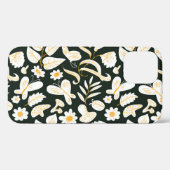 Coques Case-Mate iPhone Papillons & Fleurs : Motif d'été Doodle. (Verso (horizontal))