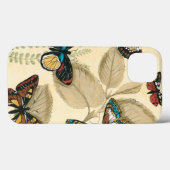 Coques Case-Mate iPhone Papillons glissant au-dessus du feuille (Verso (horizontal))