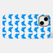 Coques Case-Mate iPhone Papillons gris clair (Verso (horizontal))