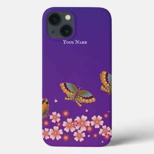 Case-Mate iPhone Case Papillons japonais Sakura Blossoms Personnalisé