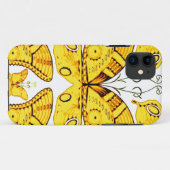 Coques Case-Mate iPhone Papillons jaunes (Dos (Horizontal))