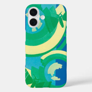 Coques iPhone 16 Papillons Jazz Pochoir Art Déco vintage
