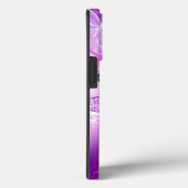 Coques Case-Mate iPhone Papillons Monarque sur Arrière - plan pourpre (Verso / Droite)