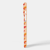 Coques Case-Mate iPhone Papillons mouchetés, orange et corail (Verso / Gauche)