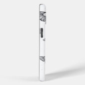 Coques Case-Mate iPhone Papillons noirs et rouges volants (Verso / Droite)