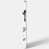 Coques Case-Mate iPhone Papillons noirs et rouges volants (Verso / Gauche)