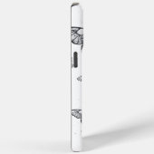 Coques Case-Mate iPhone Papillons noirs et rouges volants (Verso / Droite)