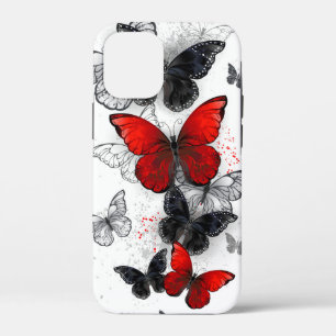 Case-Mate iPhone Case Papillons noirs et rouges volants