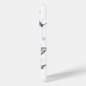 Coques Case-Mate iPhone Papillons noirs et rouges volants (Verso / Gauche)