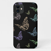 Coques Case-Mate iPhone Papillons Pastel (Dos)