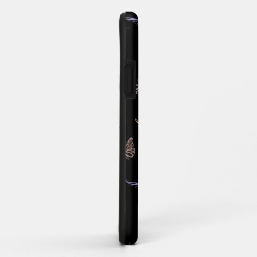 Coques Case-Mate iPhone Papillons Pastel (Dos/Droite)