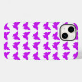 Coques Case-Mate iPhone Papillons Purple Bold (Verso (horizontal))
