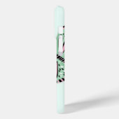 Coques Case-Mate iPhone Papillons rose et vert (Verso / Gauche)