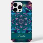 Coques Case-Mate iPhone Papillons rose mignonne Lumineuse Kaleidoscope Gir (Verso)