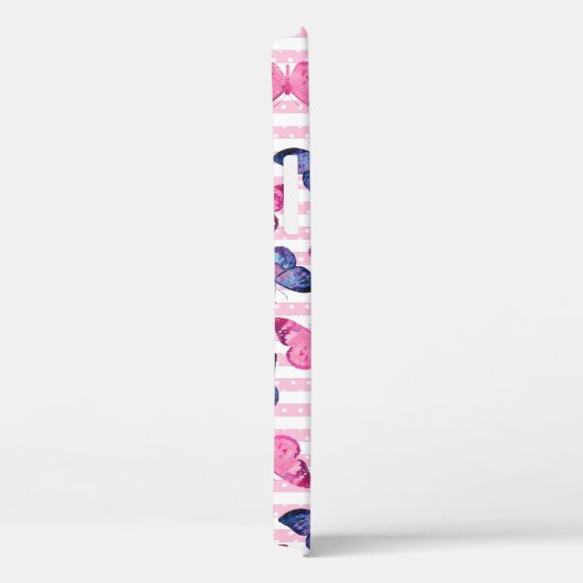 Coques Case-Mate iPhone Papillons roses mignons (Verso / Droite)