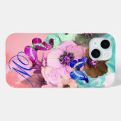 COQUES Case-Mate iPhone PAPILLONS, ROSES SARCELLES ET ANÉMONES (Verso (horizontal))