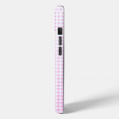 Coques Case-Mate iPhone Papillons roses sur En vichy (Verso / Gauche)