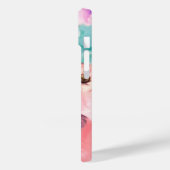 COQUES Case-Mate iPhone PAPILLONS, ROSES TEAL ROSE ET FLEURS D'ANÉMONE (Verso / Gauche)