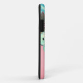 COQUES Case-Mate iPhone PAPILLONS, ROSES TEINTES DE TEAL ET FLEURS D'ANÉMO (Dos/Droite)