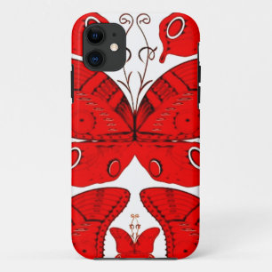 Coques Pour iPhone Papillons rouges