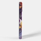 Coques Case-Mate iPhone Papillons stylisés et nom personnalisé de la fleur (Verso / Droite)