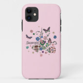 Coques Case-Mate iPhone Papillons supergirl (Dos)