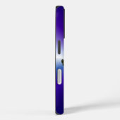 Coques Case-Mate iPhone Papillons sur arc-en-ciel violet (Verso / Droite)