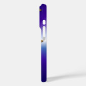 Coques Case-Mate iPhone Papillons sur arc-en-ciel violet (Verso / Gauche)