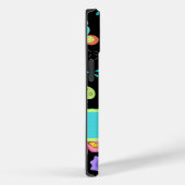 Coques Case-Mate iPhone Papillons sur Black Whimsy Nom Personnalisé (Verso / Droite)