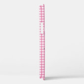 Coques Case-Mate iPhone Papillons Sur En vichy Rose (Verso / Droite)