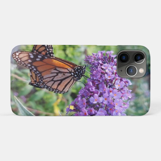 Coques Case-Mate iPhone Papillons sur Flower (Dos (Horizontal))