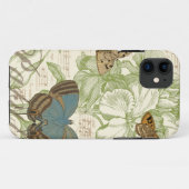 Coques Case-Mate iPhone Papillons sur la musique de feuille avec la (Dos (Horizontal))
